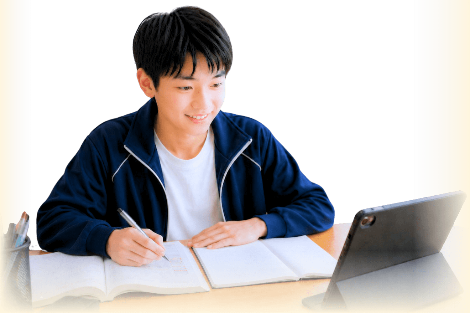 前向きに学習する子どもの様子